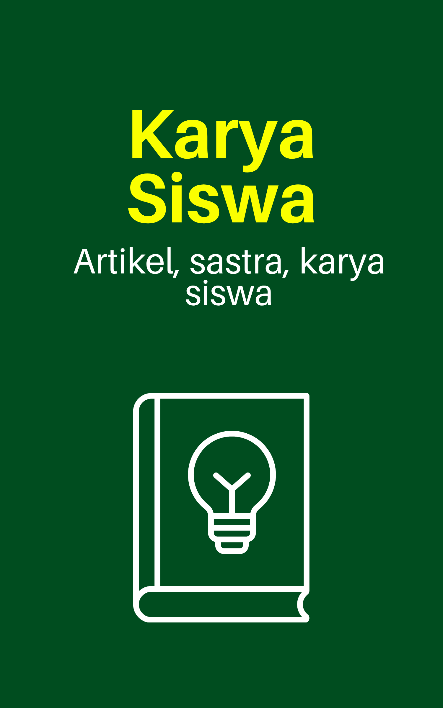 karya siswa